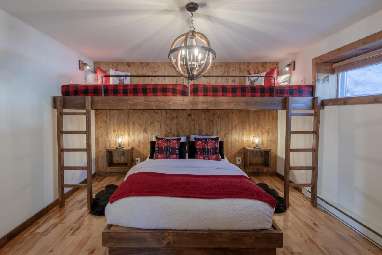 Chalet Breathtaking Log House With Hottub - Winter Paradise In Tremblant Saint-Faustin